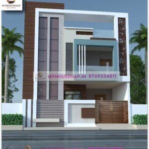 1st floor house front design 23 ×50 ft