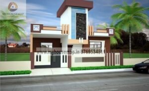 small and simple house front elevation design