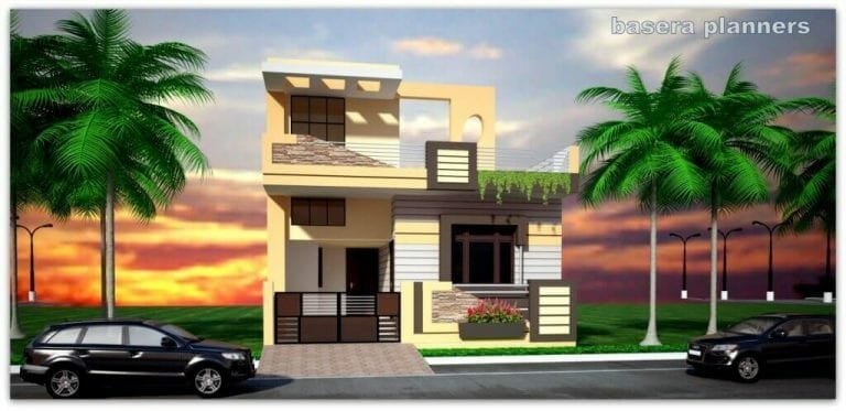 elevation designs for single floor houses