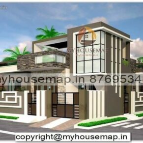 front elevation for single floor house