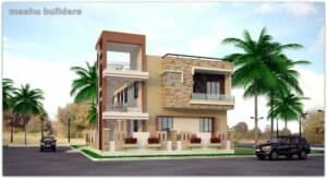 front elevation tiles design india