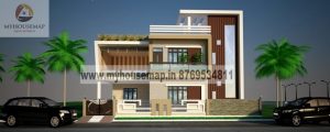 front elevation of house in india