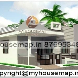 single floor house elevation designs