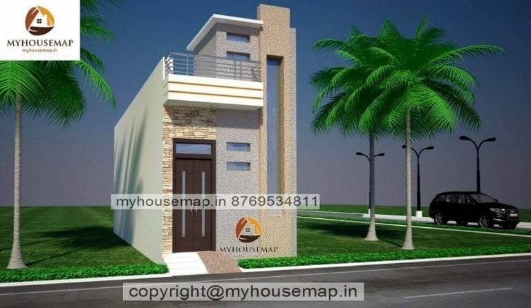 small house front elevation
