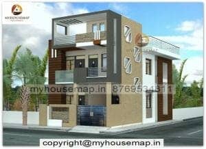 25.50 house front elevation