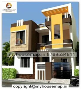 elevation design double floor