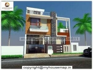 elevation design for g+1 in india