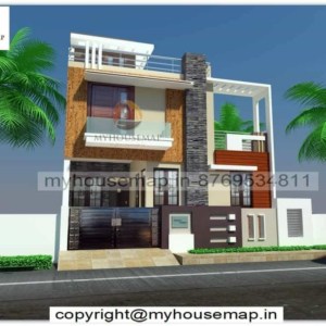 elevation design for g+1 in india