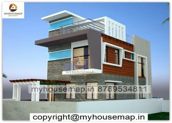 front elevation of indian house 30x60