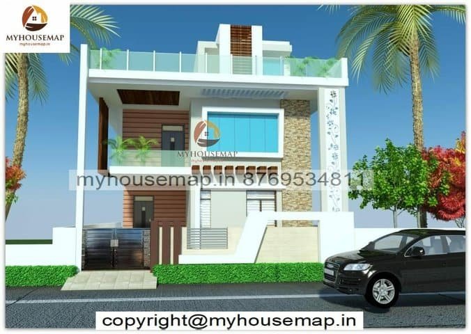 g+1 house front elevation