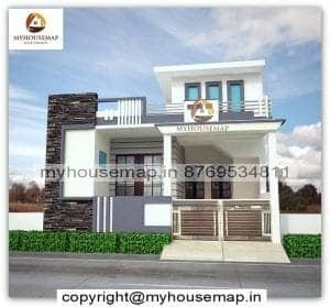 house 3d elevation