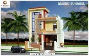 house elevation colors india