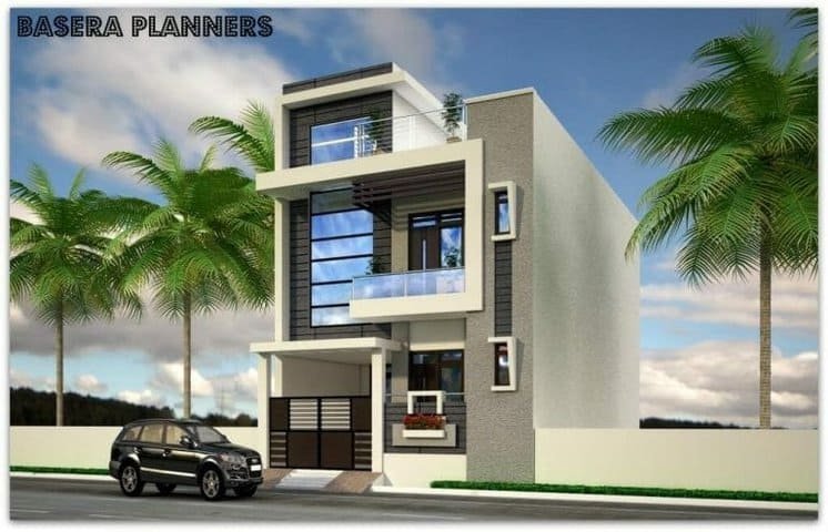 house elevation designs for double floor
