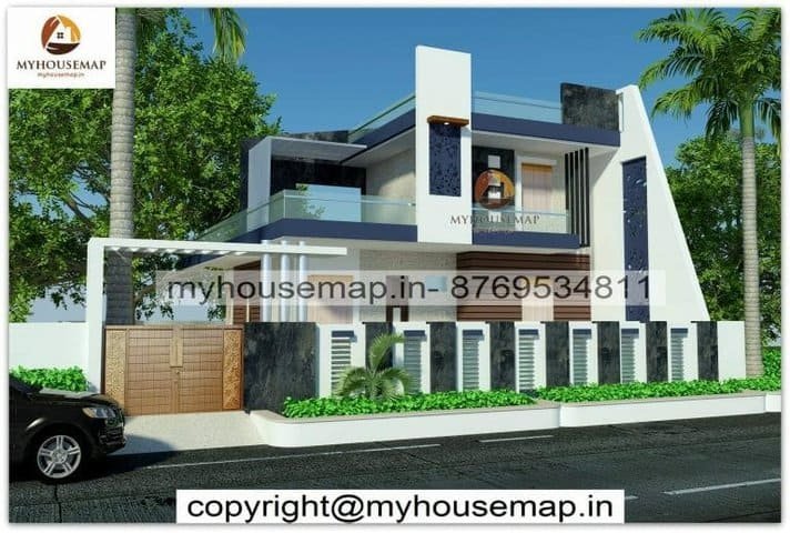 2 floor house elevation designs