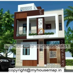 2 floor simple home elevation design