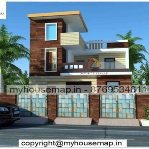 2 story latest house elevation design