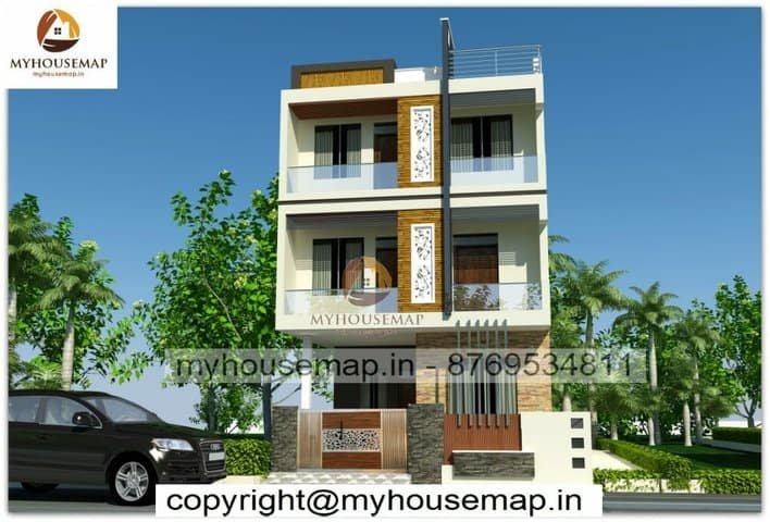 small house front design india