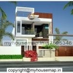 Best duplex home front design 3d