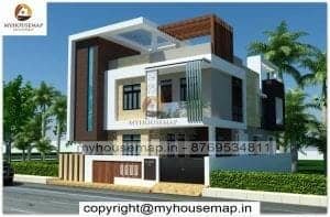3d new house front elevation