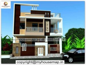 Double floor front elevation