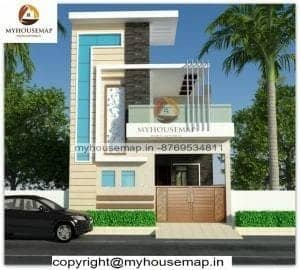 Double story simple home elevation