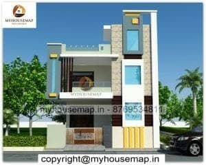Home double floor elevation design