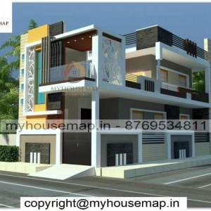 House Front elevation design indian style