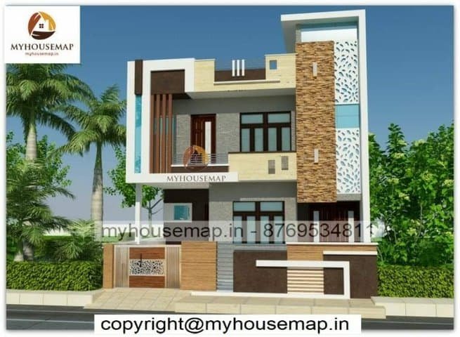 House elevation simple design