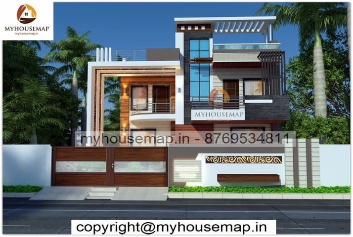 House front elevation modern design
