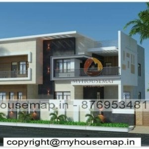 ultra-modern double floor contemporary house front design - my house map