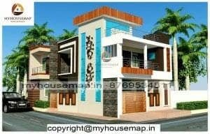 Modern home elevation design