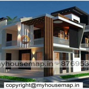 Simple bungalow elevation design