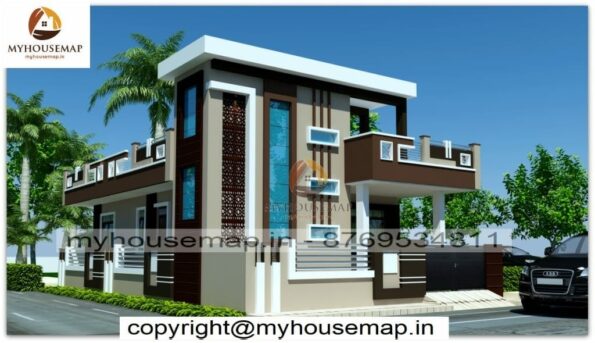 image of front house design ground floor and best front design with front section