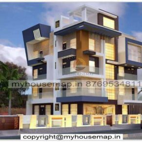 building elevation modern design