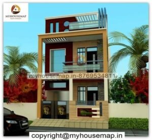 duplex front elevation normal house