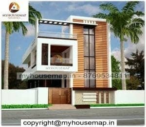 duplex house elevation design