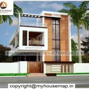 duplex house elevation design