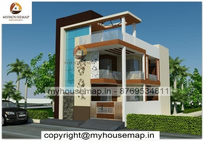 home elevation double story design