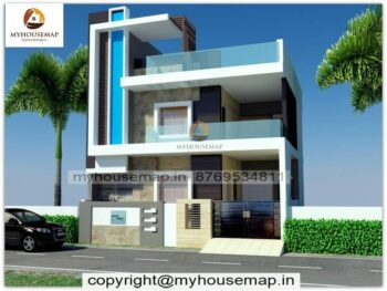 image of best front elevation double storey house and modern with budget house