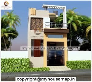 normal simple house front design