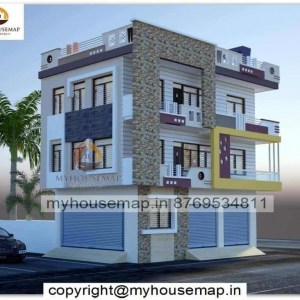 front house commercial elevation