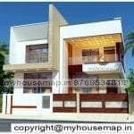 Duplex contemporary elevation latest