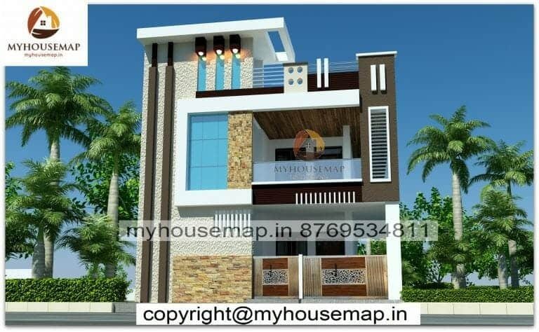 indian style home front design