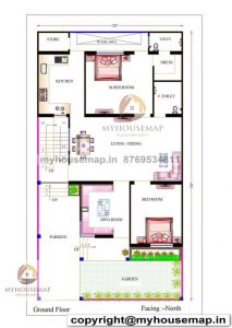 32*59 ft house plan 5 bhk