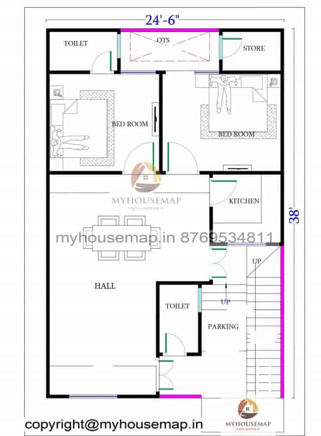 24 X 40 Ft House Plans House Design Ideas