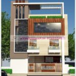 3 floor ultra modern elevation design