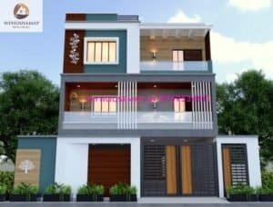 3d elevation design for house