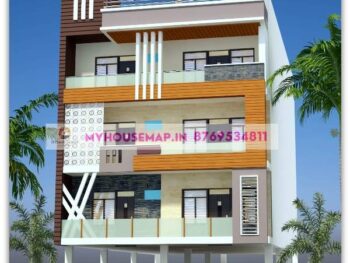 image of 4 floor elevation design and modern theme home with latest design