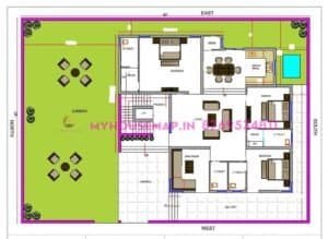 85×60 ft house plan
