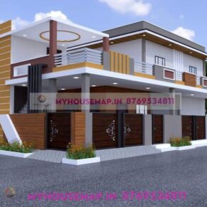 Best house front design 22×50 ft